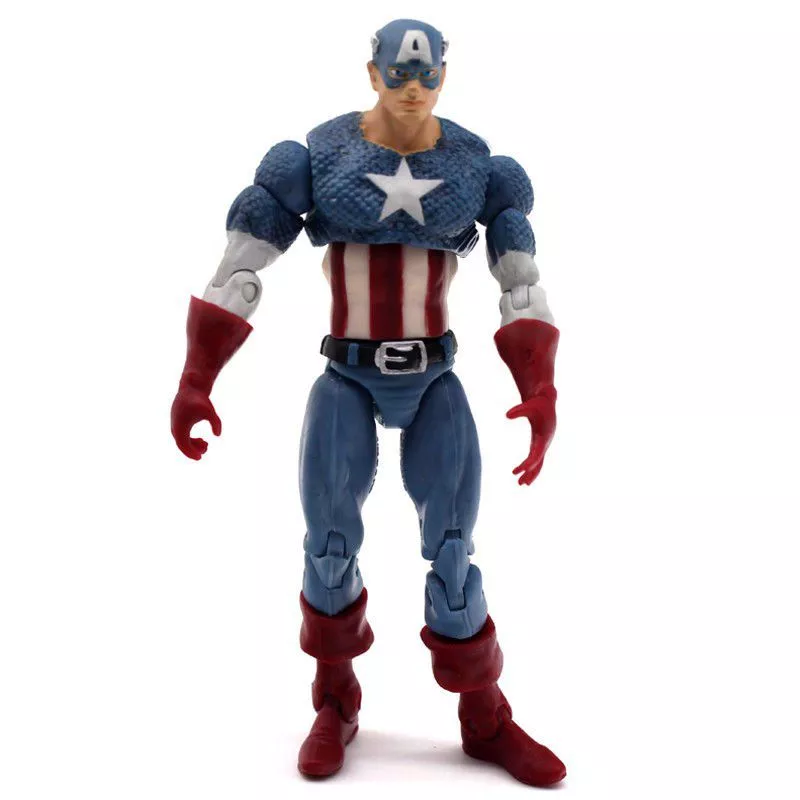 action figure dc capitao america 20cm 4556 Colar Vingadores Marvel Capitão América Escudo Dourado