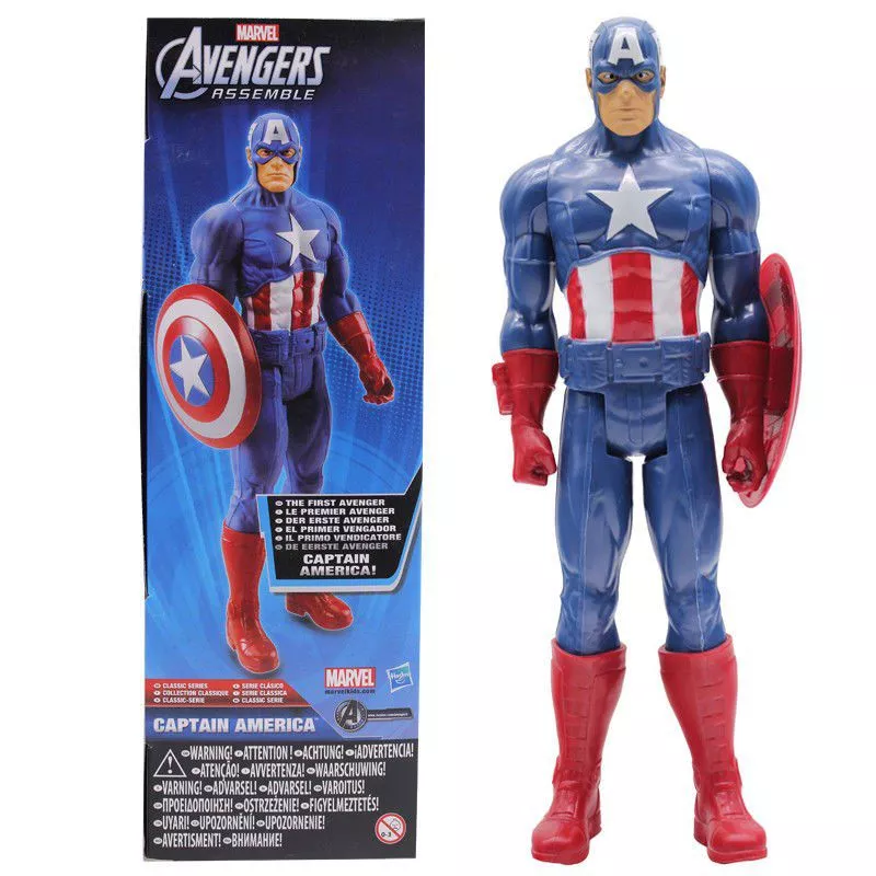 action figure dc capitao america 20cm 45622 Carteira Capitão America Escudo Marvel Vingadores
