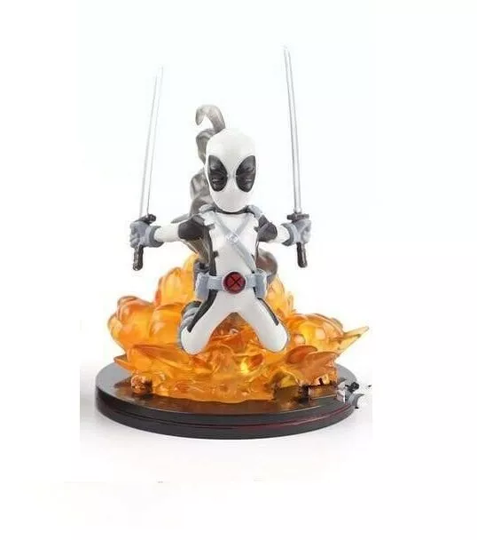 action figure deadpool marvel x men branco 11cm Carteira LoL League of Legends Game Fogão 3D logotipo Laranja lareira de pedra homem carteira de couro três vezes carteira saco de cartão de crédito tamanho 9cm * 2cm * 11cm