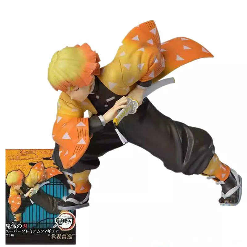 Boneco De Ação Anime Demon Slayer Kimetsu No Yaiba Figura Kamado Tanjirou  16cm / Agatsuma Zenitsu Nezuko Guerreiro Pvc Modelo Brinquedos