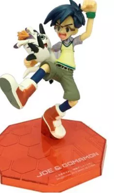 action figure digimon joe gomamon 12cm Colar Digimon Adventure monstro digital coragem/amizade/amor/esperança evolução crachá pingente magnético colar corda coleção presente