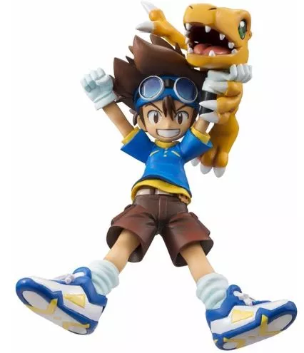 Action Figure Digimon Tai Kamiya & Agumon 11cm