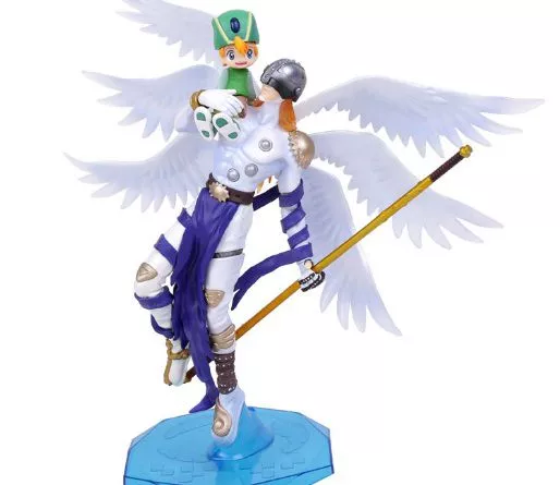 Action Figure Digimon Takaishi Takeru & Angemon 20cm