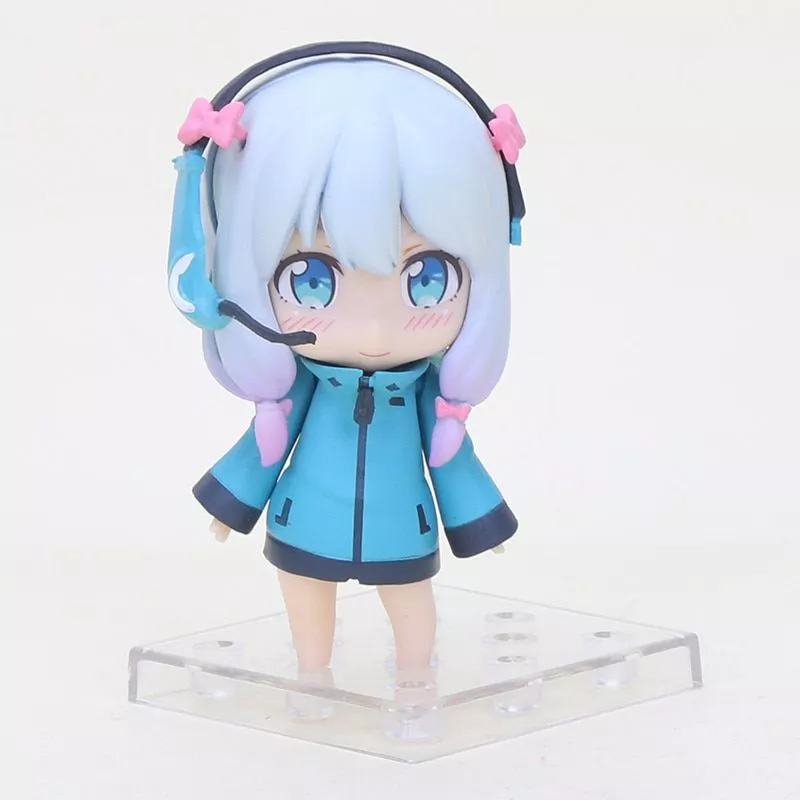 action figure eromanga sensei sagiri izumi anime nendoroid 774 10cm Inverno feminino chinelos de casa dos desenhos animados joaninha antiderrapante quente no interior do quarto sapatos de chão chinelos de pelúcia feminino pele do falso slides tux77