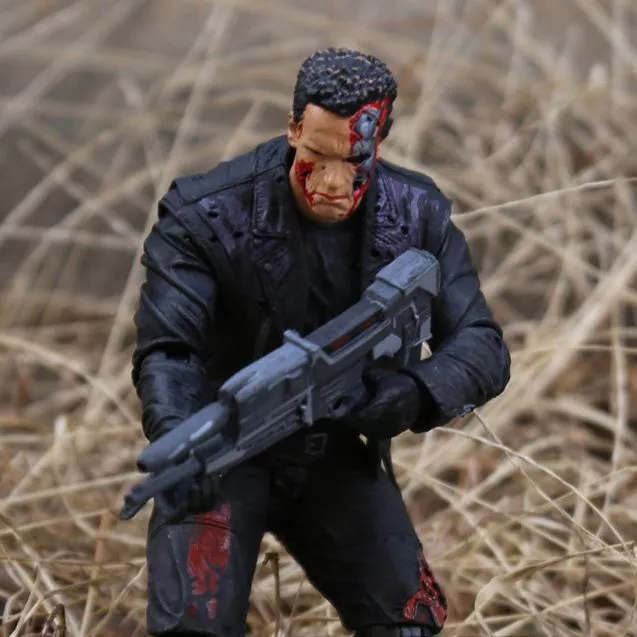 Action Figure Exterminador do Futuro Arnold Schwarzenegger T-800 18cm 509