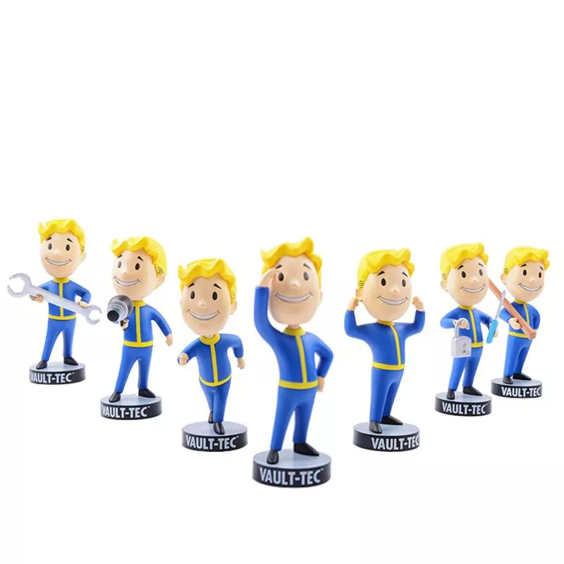 action figure fallout 4 vault boy gaming heads toys bobbleheads Fallout é renovada para 2ª temporada.