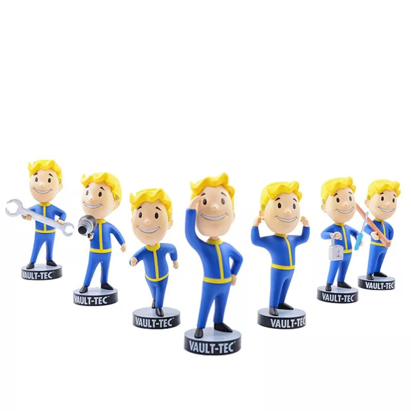 action figure fallout 4 vault boy gaming heads toys bobbleheads Máscara Hollow Knight cosplay jogo látex máscaras capacete festa de halloween adereços dropshipping