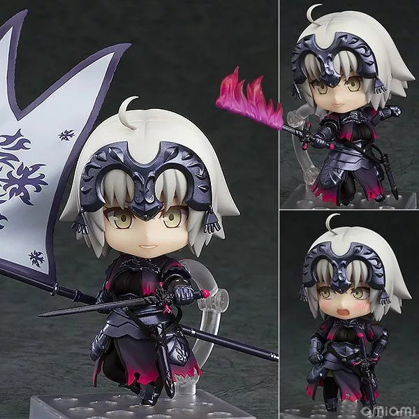 action figure fate grand order avenger jeanne darc alter nendoroid 766 anime 10cm Pelúcia Among Us Game Duplo lado flip entre nós pelúcia brinquedo de pelúcia crianças presente de natal decoração para casa kawaii animal boneca reversível entre nós brinquedo de pelúcia