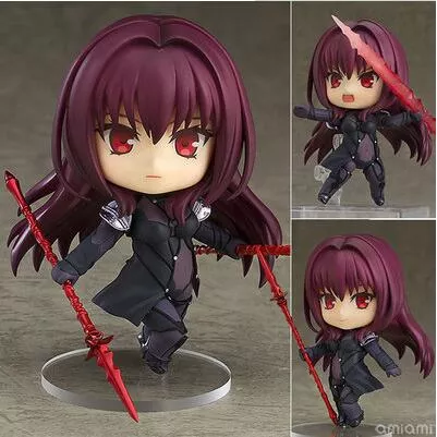 action figure fate grand order lancer scathach 743 novo anime dos desenhos Action Figure 18cm anime fate/grand order katsushika hokusai macarrão rolha figura de ação pvc collectible modelo brinquedos boneca