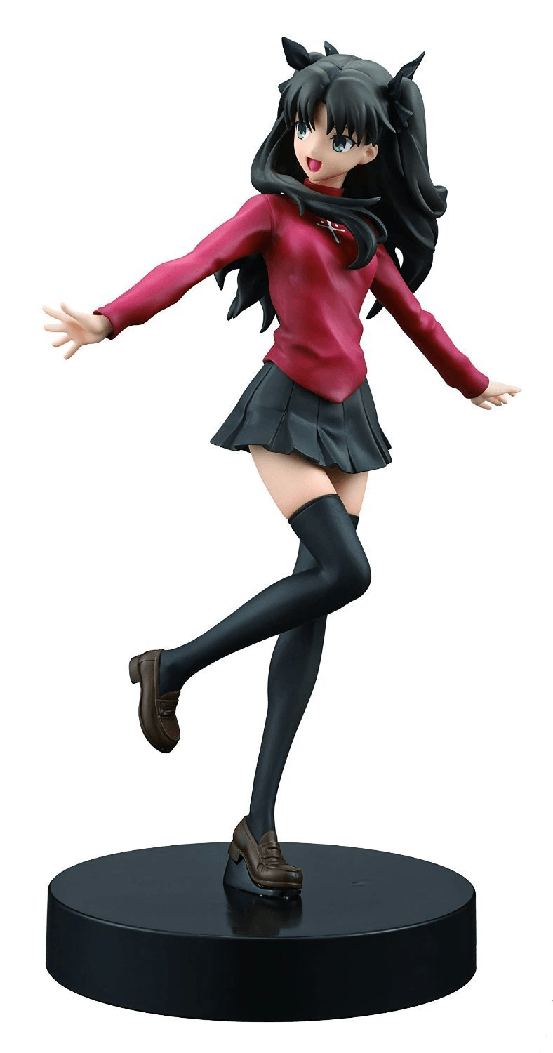 action figure fate stay night rin tohsaka anime 18cm Action Figure 18cm anime fate/grand order katsushika hokusai macarrão rolha figura de ação pvc collectible modelo brinquedos boneca