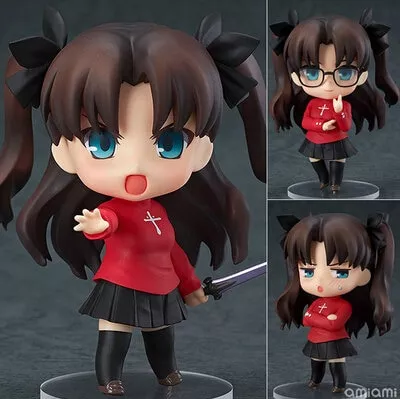 Action Figure Fate Stay Night Tohsaka Rin The Holy Grail War Fate/Zero Saber Anime 10cm