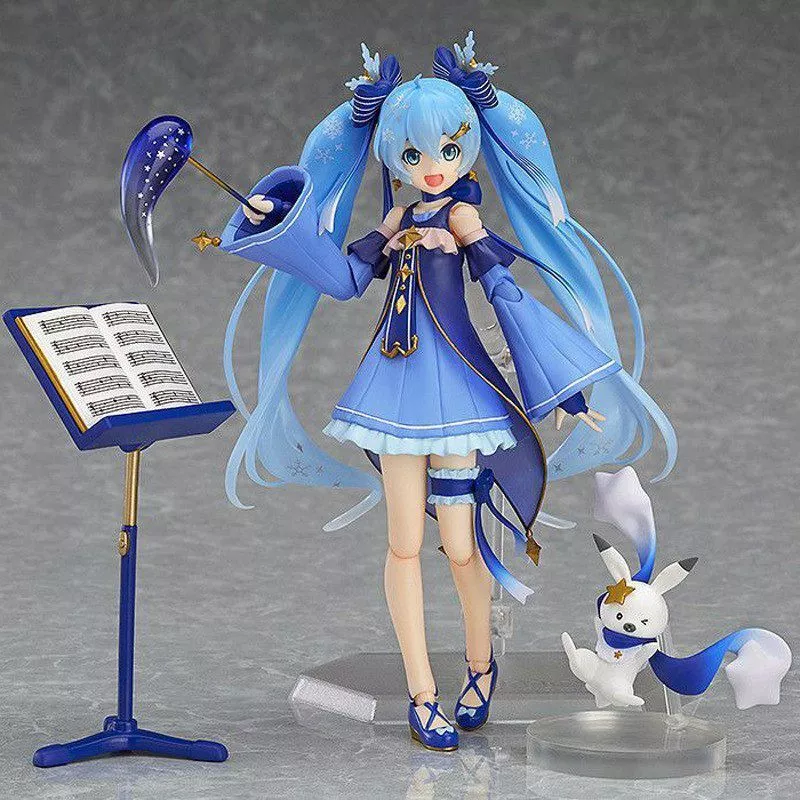 action figure figma hatsune miku ver. ex twinkle 037 neve 15cm Action Figure hatsune miku Boneco colecionável do anime brinquedo de pvc do prêmio de macarrão