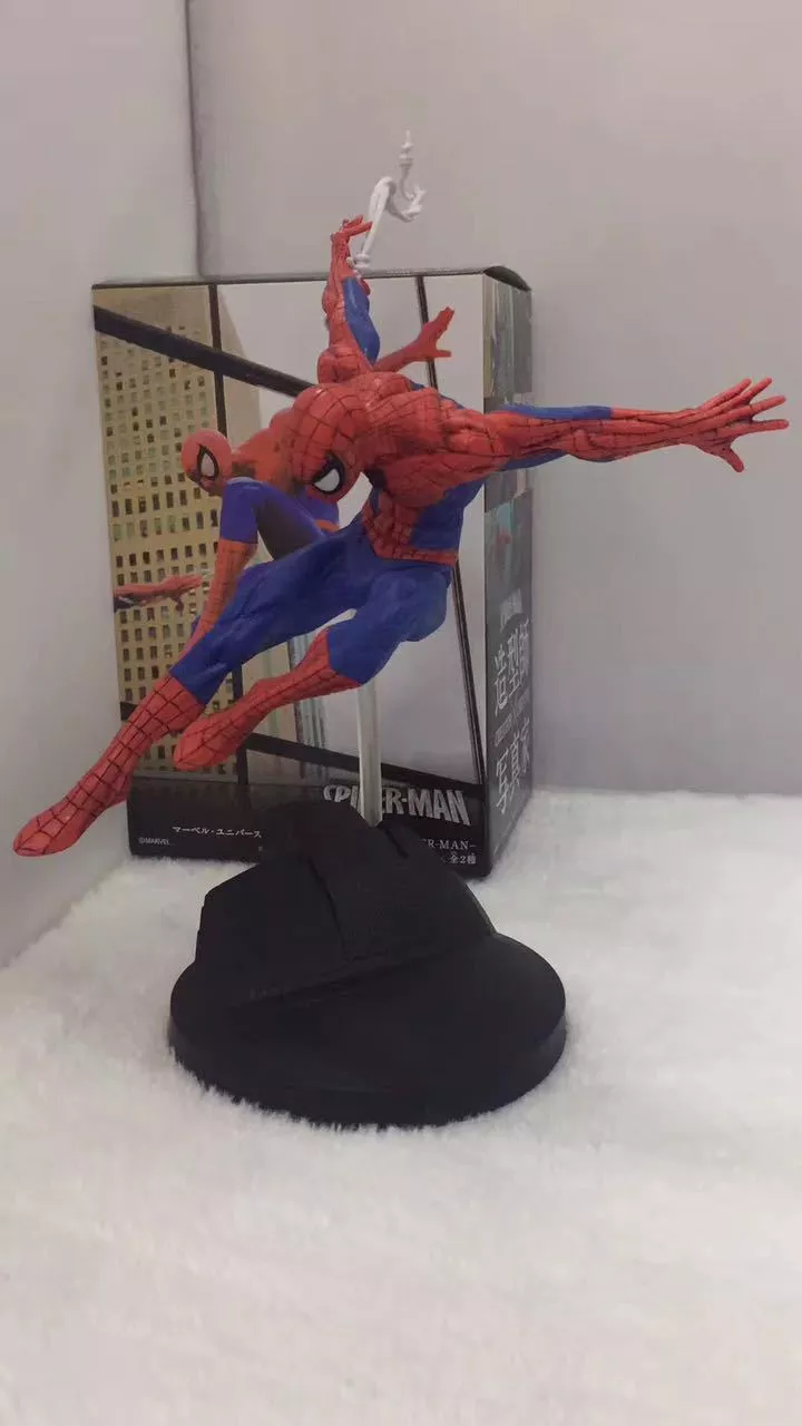 action figure figura spiderman spider man collectible 18cm Action Figure Anime One Punch Man dxf figura genos saitama pvc figura collectible modelo brinquedo 15cm