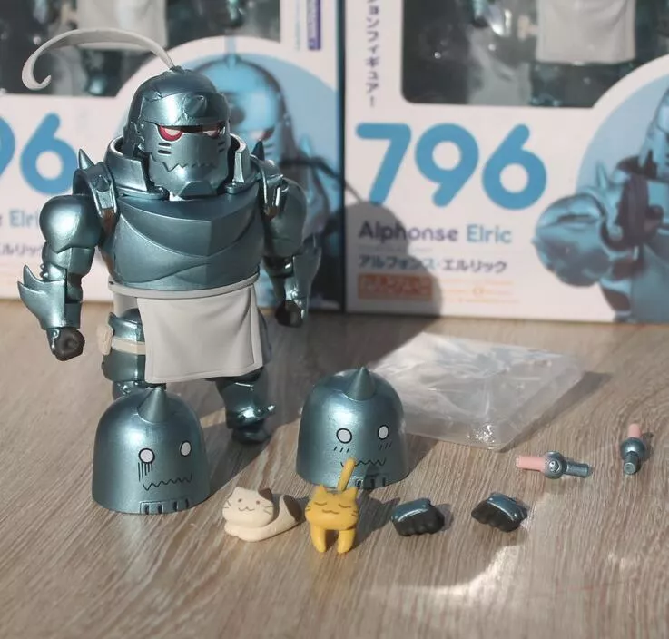 Action Figure Fullmetal Alchemist FMA Alphonse Elric Montável 10cm