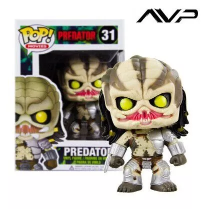 action figure funko pop alien vs predador predator 31 bobble head q edition 10cm Action Figure Alien vs Predador Filme 25cm