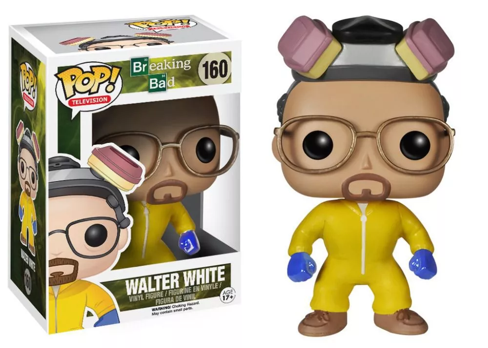 action figure funko pop breaking bad walter white 160 bobble head q edition 10cm Action Figure 1 Peça FUNKO POP Minions Rei Bob 168 Bobble Head Q Edition 10cm