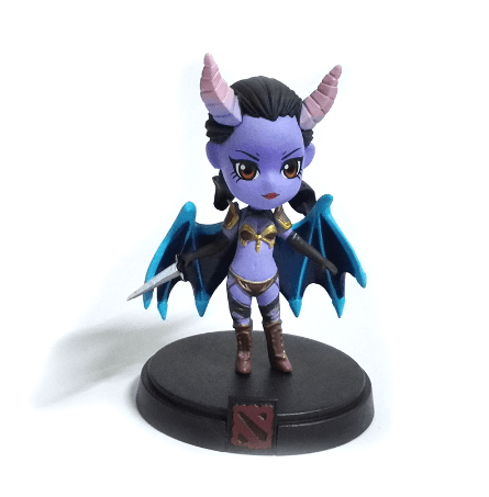 Action Figure Game Wow Dota ll Queen Of Pain 8cm