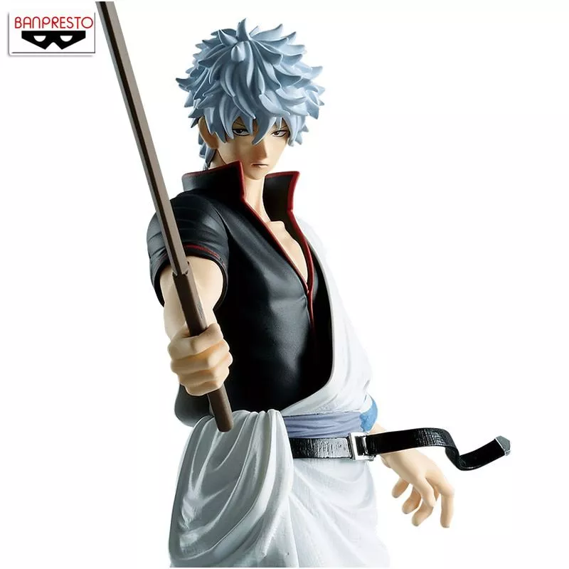 action figure gintama gin kintoki kabukichou issen banpresto 20cm Pelúcia 45cm gintama brinquedo de pelúcia gintoki sakata recheado boneca de prata alma brinquedo dos desenhos animados