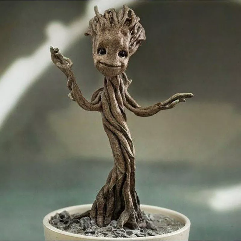 action figure guardioes da galaxia baby groot marvel 12cm Pelúcia Disney Pixar Carros Relâmpago McQueen 25cm