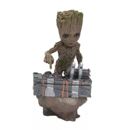 Action Figure Guardiões da Galáxia DJ Groot 18cm