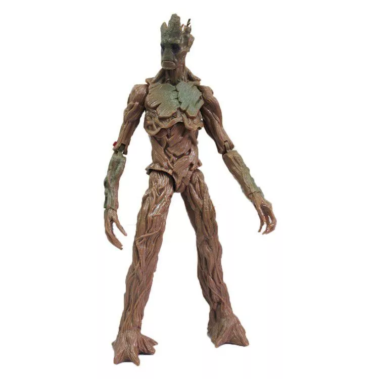 action figure guardioes da galaxia groot Arvore 21cm Camiseta Manga Longa Marvel Disney Reator Iron Man Homem de Ferro Tony Stark