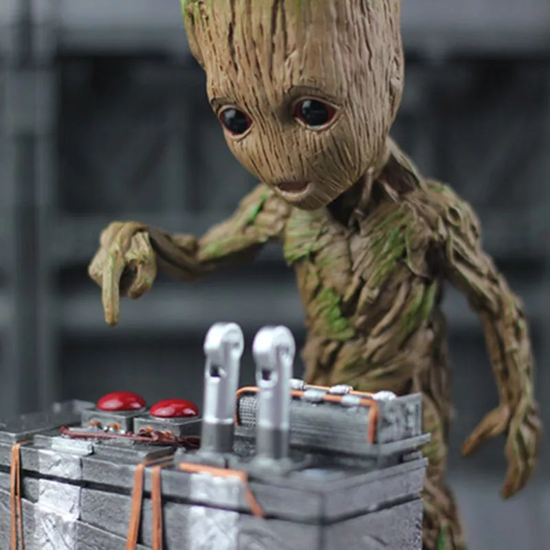 Action Figure Guardiões da Galáxia Groot Marvel 20cm 456