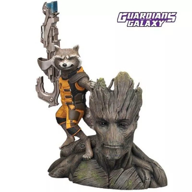 action figure guardioes da galaxia groot rocket raccoon 14cm Divulgado pôster para 2ª temporada de Eu Sou Groot.