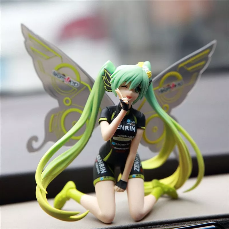 Action Figure hatsune miku borboleta corrida bebê cos estilo pvc figura de ação collectible modelo brinquedo 14cm