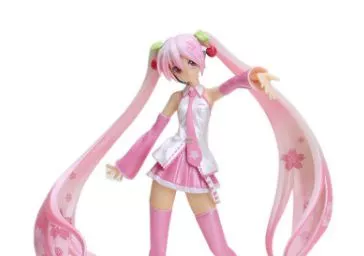 action figure hatsune miku sakura 16cm 1 Action Figure 16cm Miku Hatsune Miku Figura Q Posket Beleza Anime Modelo Toy Presente para Crianças