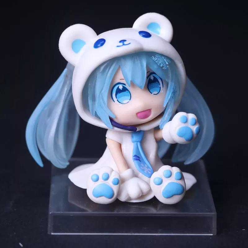 action figure hatsune miku urso azul ver. 6cm Pantufa Adulto Urso Marrom Claro Fechado