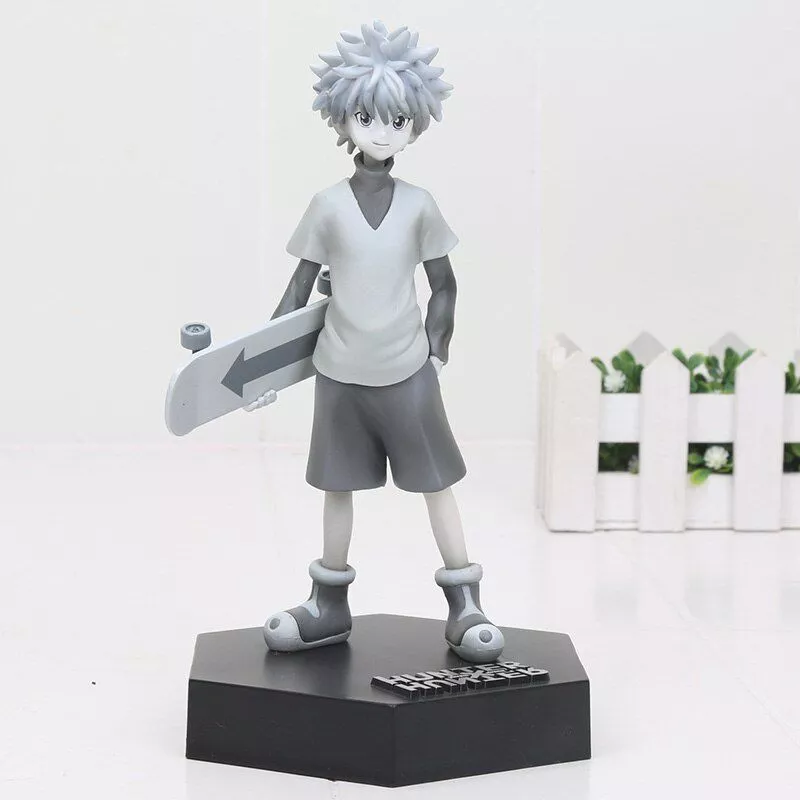 action figure hunter x hunter killua cinza Hawcoar colar de aço inoxidável feminino colar de corrente longa feminino jóias de luxo rosa ouro pingente colar presente do dia dos namorados