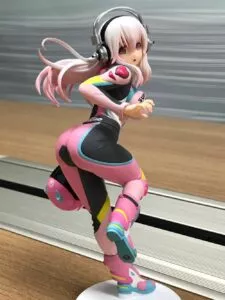action figure japones anime figura super sonico cavaleiro ver figura de acao Action Figure Anime figura sexy super sonico figma SP-051 maiô ver. Pvc figura de ação coleção modelo brinquedos boneca presentes 14cm