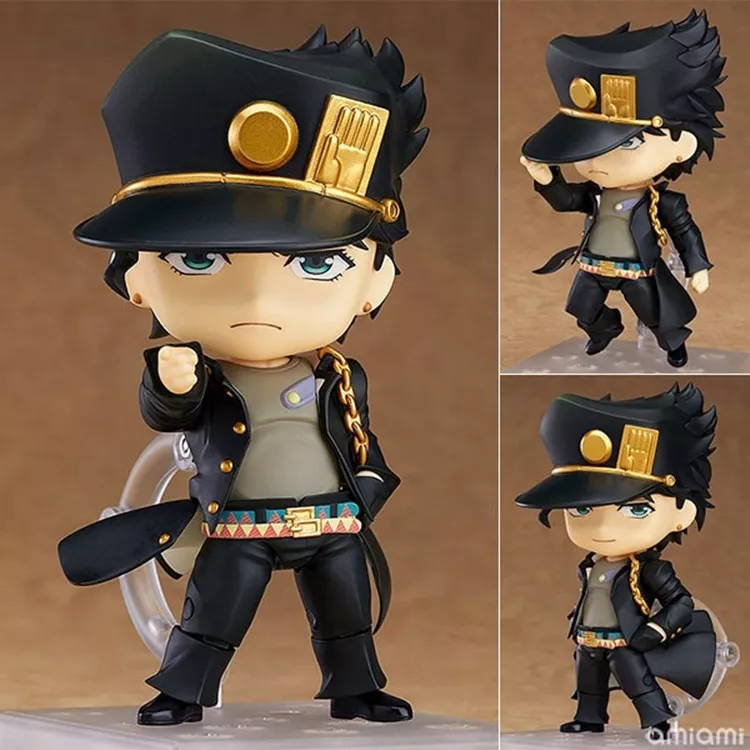 action figure jojos bizarre adventure kujo jotaro boneco de 10cm bizarro Luminária Jojo's Bizarre Adventure Japonês anime base de controle remoto lâmpada mesa jojo bizarro aventura estrela platina para crianças estudo 3d led 7 cores luz