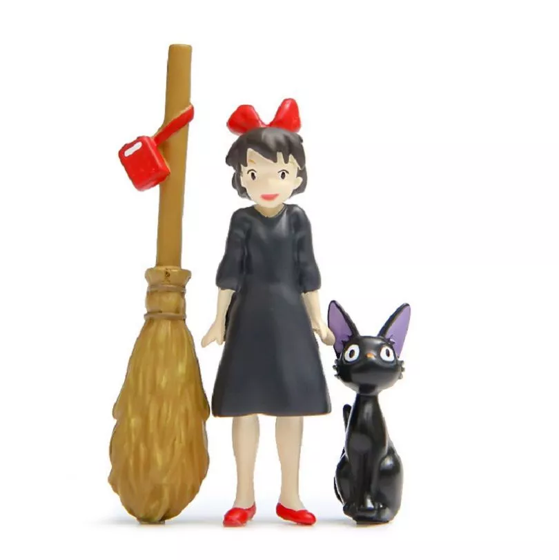 action figure kiki witch service black cat anime 8cm Pelúcia 25cm jogo de aventura Cuphead brinquedo de pelúcia mugman o diabo lendário cálice bonecas de pelúcia brinquedos para crianças presentes