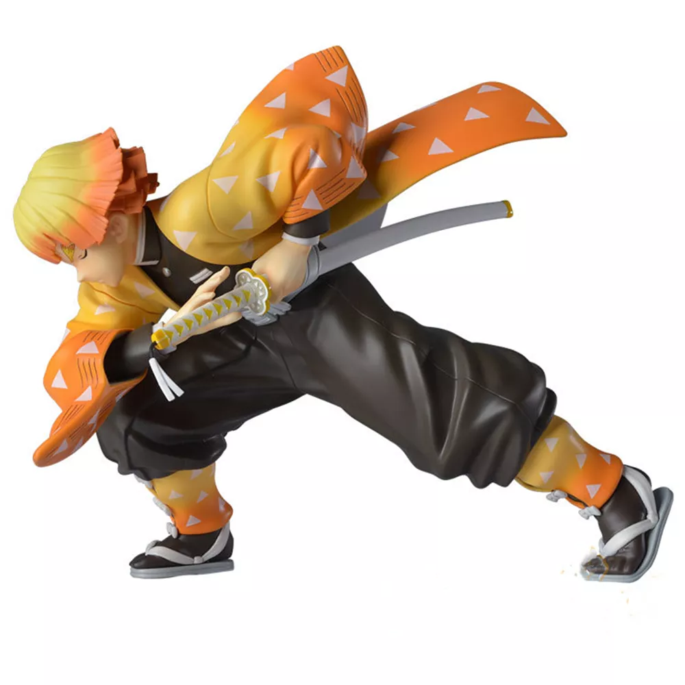 action figure kimetsu no yaiba anime figuras demon slayer agatsuma zenitsu ichiban Pelúcia Pokemon 15cm chikorita macio recheado bolso boneca brinquedo animal collectible boneca crianças presente de natal