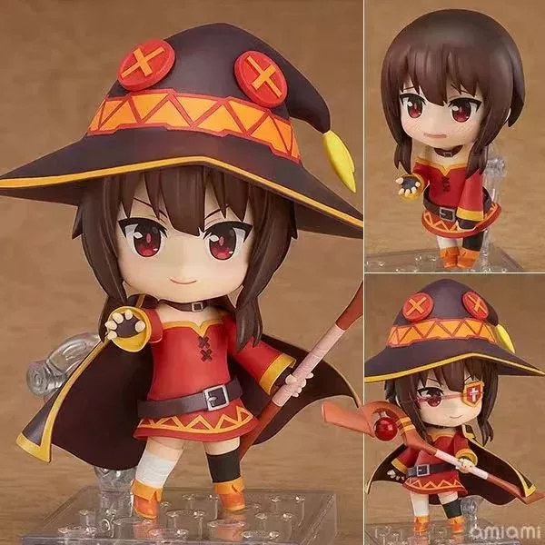 action figure konosuba megumin wonderful world with blessings bjd nendoroid 725 10cm 2 Pelúcia Among Us Game Duplo lado flip entre nós pelúcia brinquedo de pelúcia crianças presente de natal decoração para casa kawaii animal boneca reversível entre nós brinquedo de pelúcia