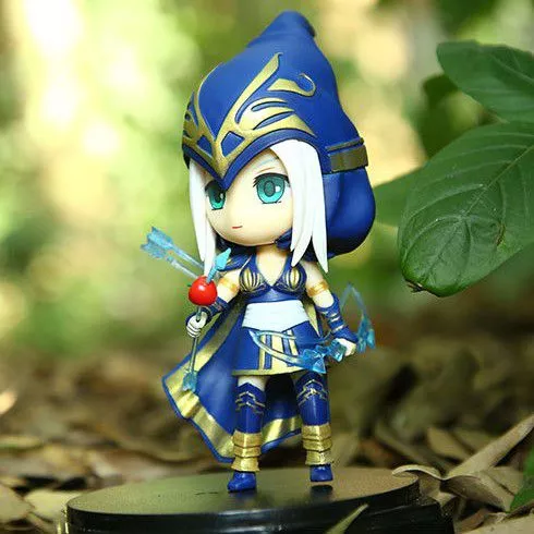 action figure league of legends lol ashe chibi 14cm Touca League Of Legends LoL Poro