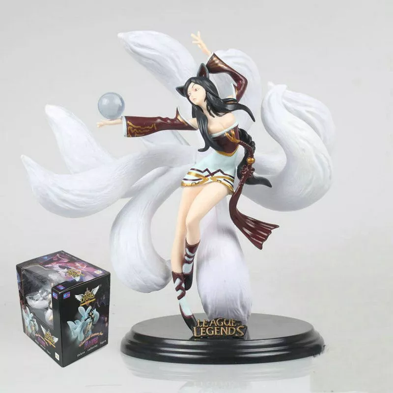 action figure league of legends lol raposa 9 caudas fox ahri 25cm Touca Angry Birds Vermelho