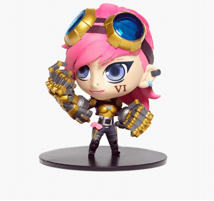 action figure league of legends lol vi chibi 10cm Touca Angry Birds Vermelho