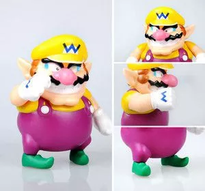 Action Figure Mario Bros Wario 12cm