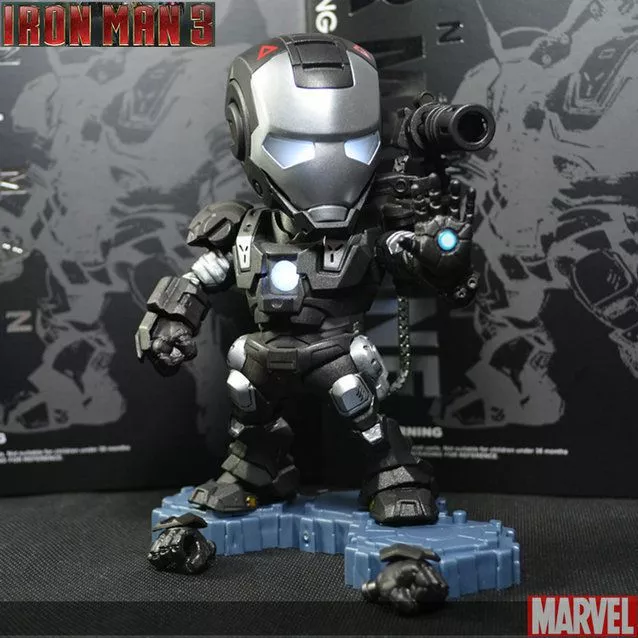 action figure marvel avengers vingadores tony stark homem de ferro iron man chibi 1 1 Camiseta Marvel Cosplay Uniforme Iron Man Homem de Ferro #1490