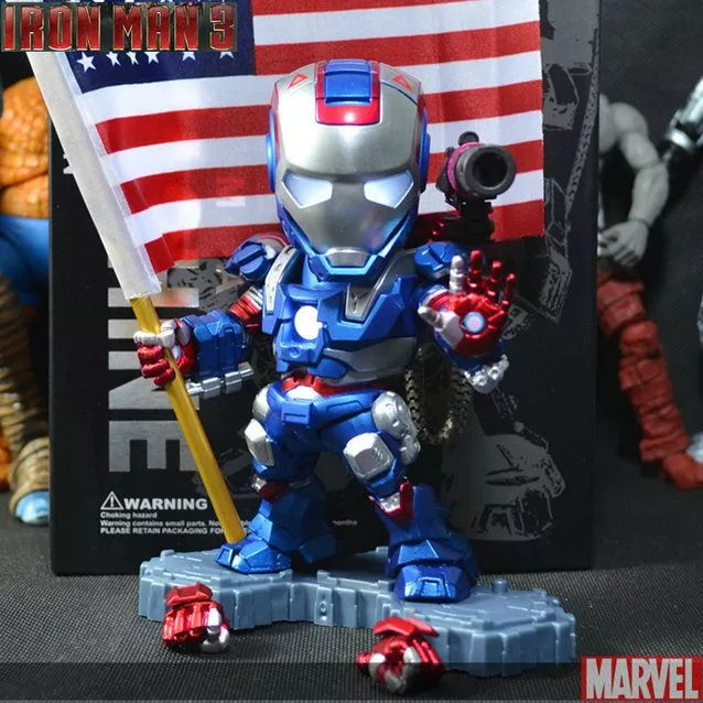 action figure marvel avengers vingadores tony stark homem de ferro iron man chibi 1 Mochila Pasta Bolsa Marvel Avengers Capitão América