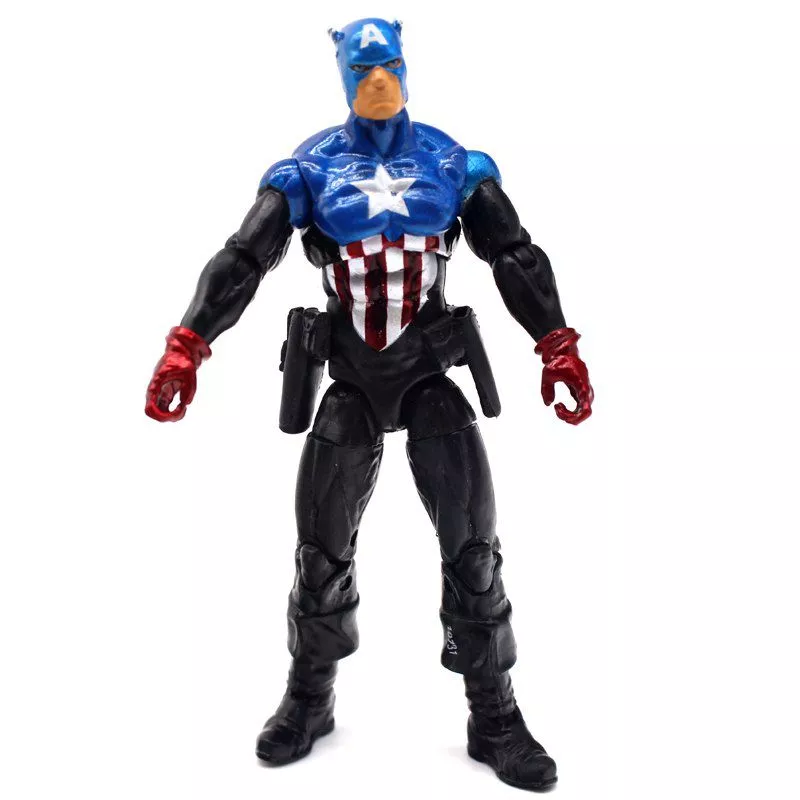 action figure marvel capitao america captain 20cm 456 2 Colar Vingadores Marvel Capitão América Escudo Dourado