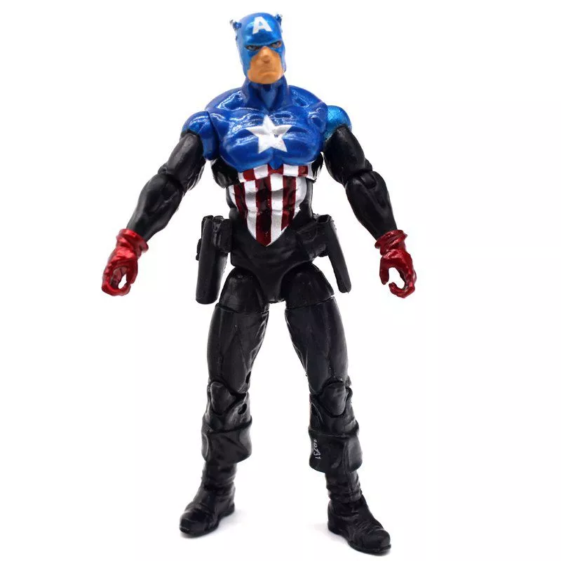 action figure marvel capitao america captain 20cm 456 2 Action Figure 5 pçs/set Japanese Anime BLEACH Kurosaki Ichigo Yu Gi Oh Yugi Muto Captain Tsubasa Ozora Ryuuku Figura de Ação DO PVC