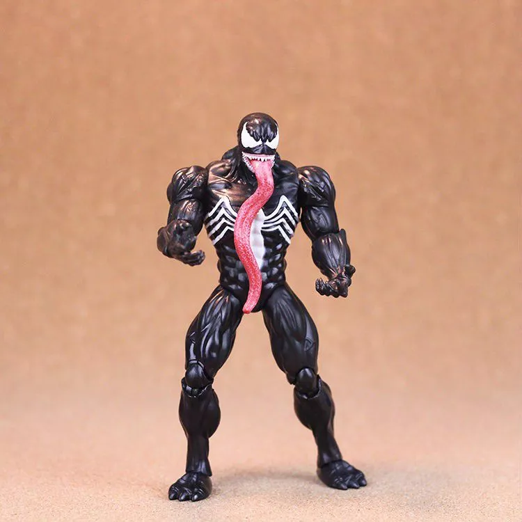 action figure marvel capitao america guerra civil venom 18cm Pelúcia Marvel Guerra Infinita Iron Spider Homem Aranha De Ferro 30cm