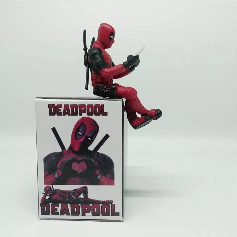 action figure marvel deadpool 2 7cm Azora rosa ouro cor stellux cristais coração pingente colar para o dia dos namorados presente do amor tn0009