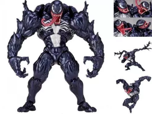 action figure marvel homem aranha venom 15cm Action Figure Marvel 4 braços Comics Venom Guerras Secretas #34