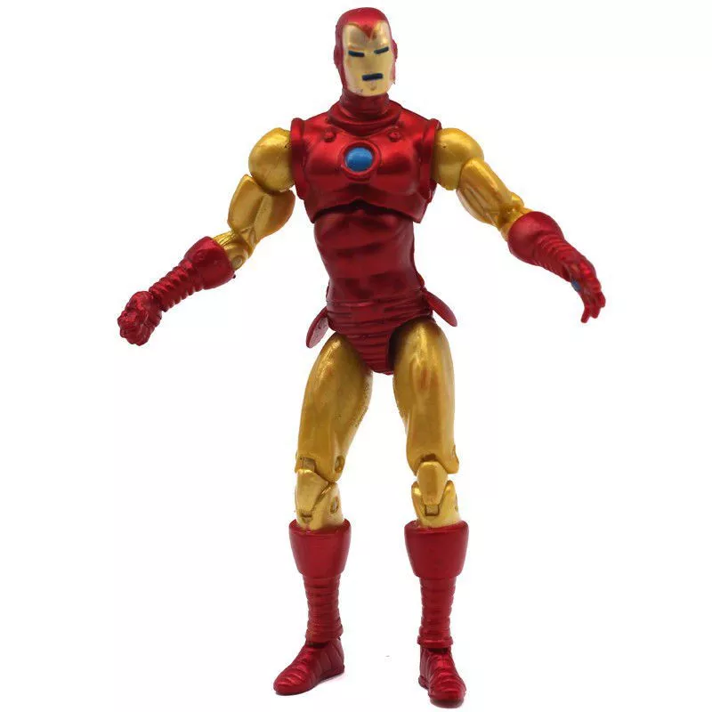 action figure marvel homem de ferro iron man 20cm 456 Camiseta Marvel Cosplay Uniforme Iron Man Homem de Ferro #1490
