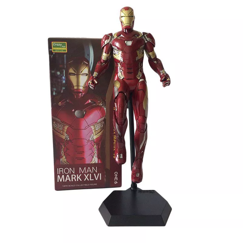 action figure marvel homem de ferro mark mk46 xlvi 26cm Action Figure Marvel Homem De Ferro Mark Mk46 XLVI 26cm