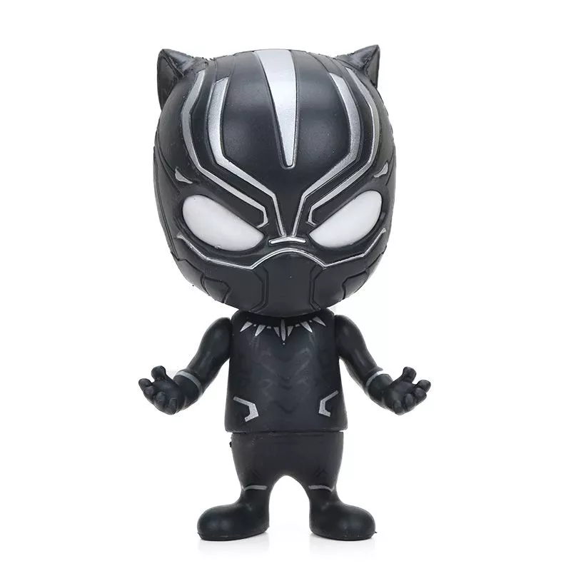 Action Figure Marvel Mini Black Panther Pantera Negra